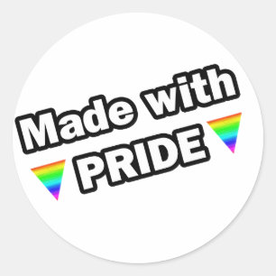 Made with Pride Classic Round Sticker