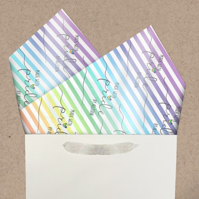 Made With Pride LGBTQ Artisan Business Tissue Paper (Creator Uploaded)