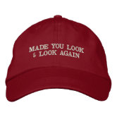 MADE YOU LOOK BLACK LIVES MATTER HAT Funny MAGA Zazzle