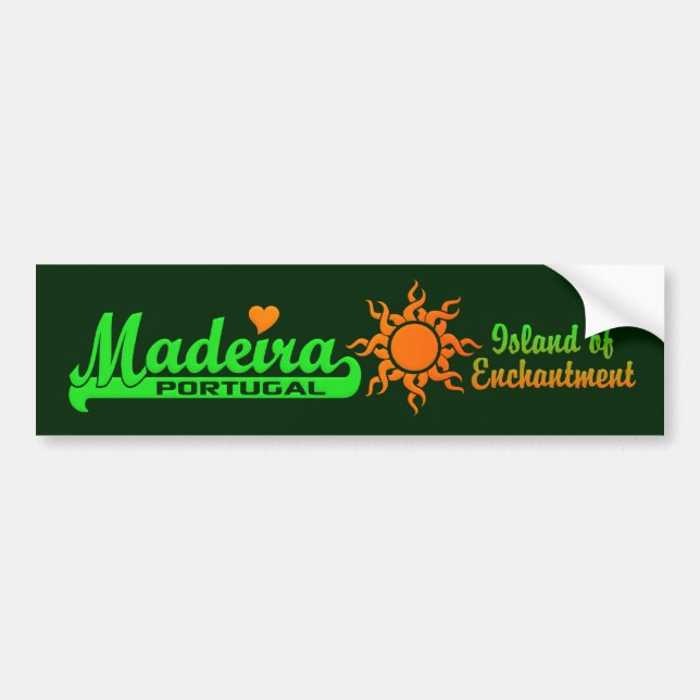 MADEIRA bumpersticker Bumper Sticker (Front)