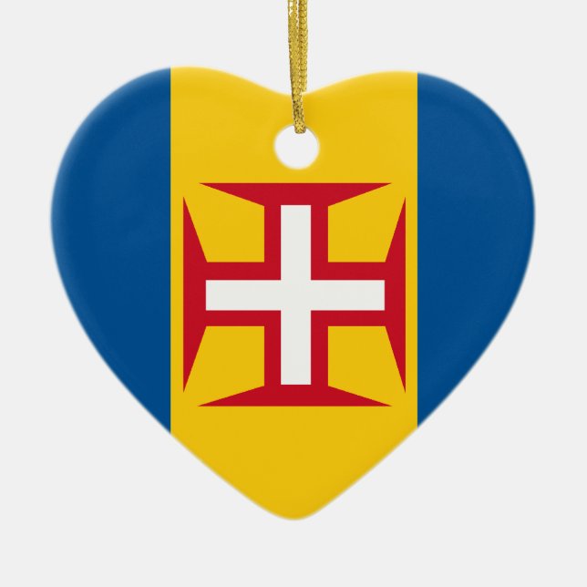 Madeira Ceramic Tree Decoration (Front)