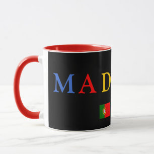 Madeira Custom Black Mug