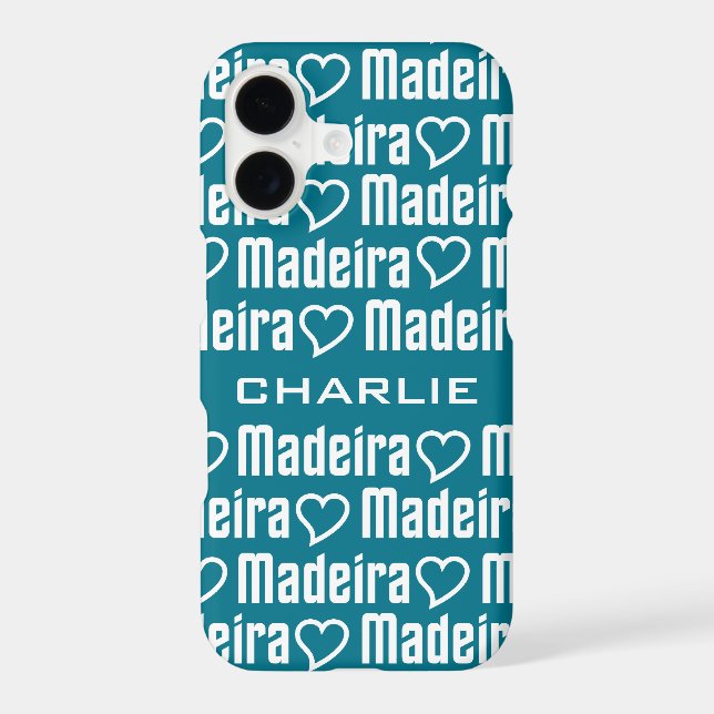 Madeira custom monogram phone cases (Back)