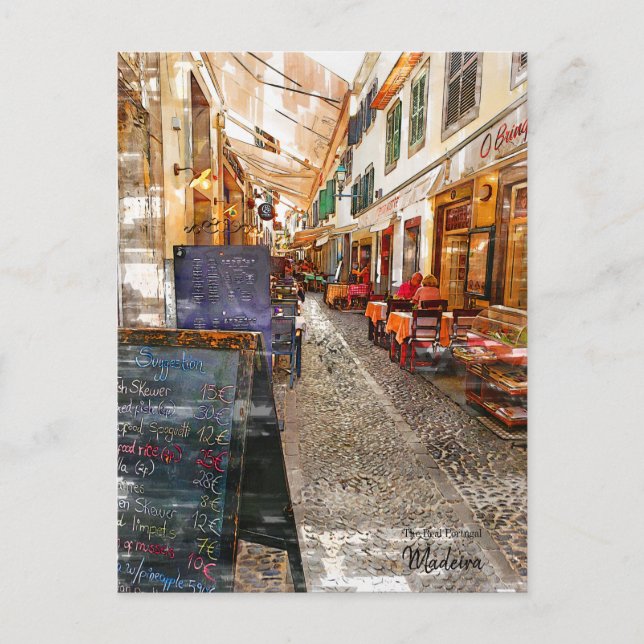 Madeira Eat Street- The Real Portugal Postcard (Front)