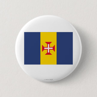 Madeira Flag 6 Cm Round Badge