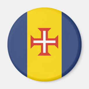 Madeira flag Portugal province symbol cross Magnet