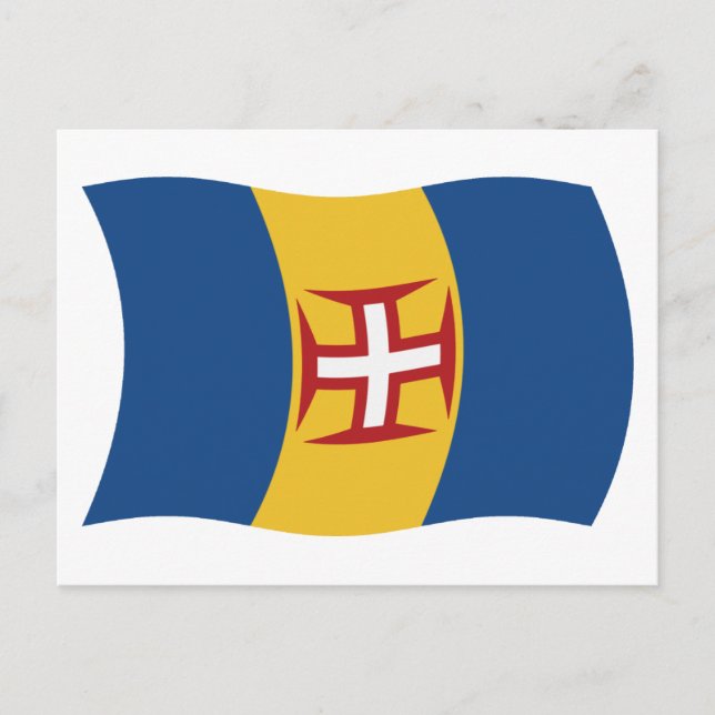 Madeira Flag Postcard (Front)