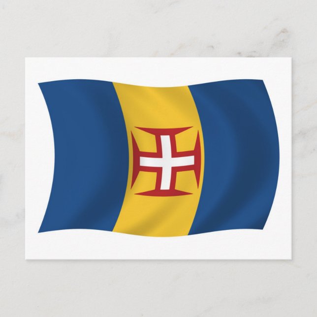Madeira Flag Postcard (Front)