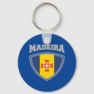 Madeira Flag Shield Key Ring