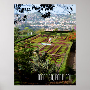 Madeira Funchal Botanical Garden Portugal Poster
