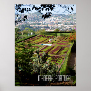 Madeira Funchal Botanical Garden Portugal Poster