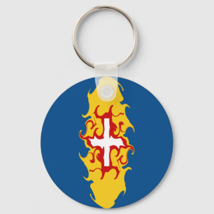 Madeira Gnarly Flag Key Ring
