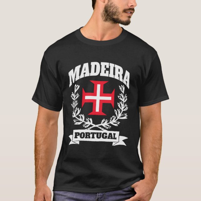 Madeira Island Portugal Theme Portuguese Pride Gif T-Shirt (Front)