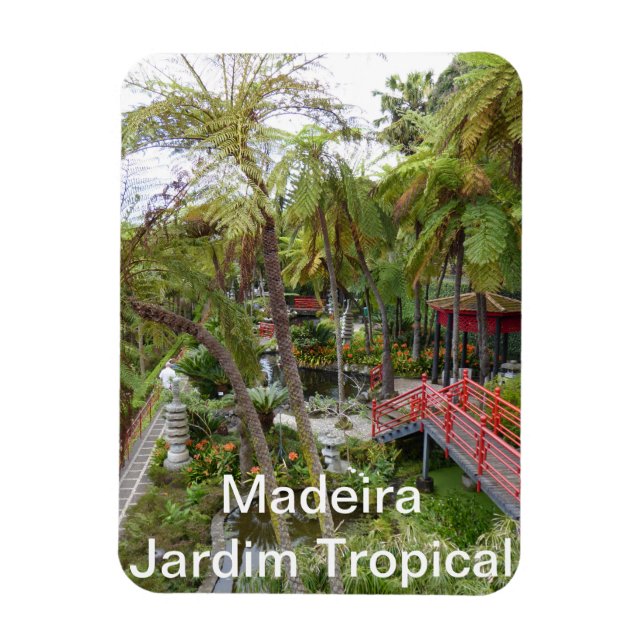Madeira - Jardim Tropical Magnet (Vertical)