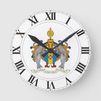 Madeira (Portugal) Coat of Arms Round Clock
