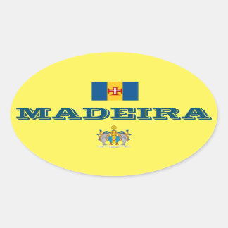 Madeira (Portugal) European Oval Style Sticker