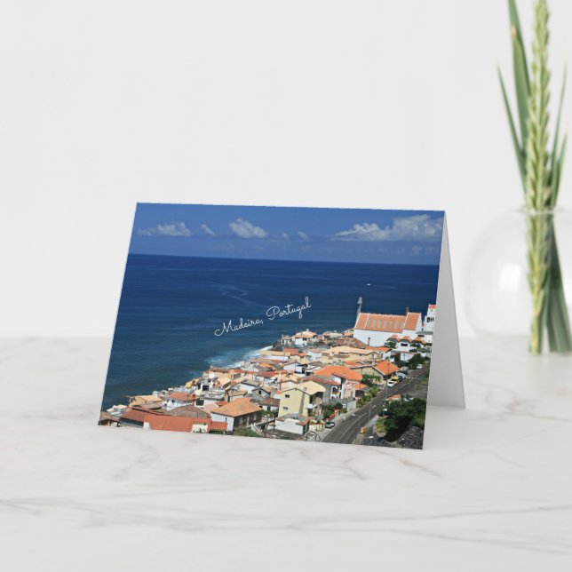 Madeira, Portugal Landscape Card (Front)