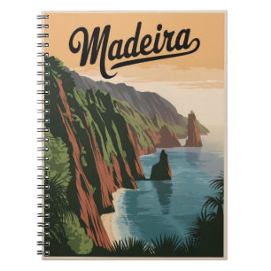 Madeira Portugal Vintage Notebook