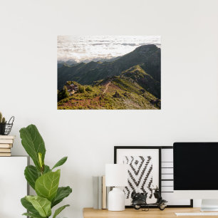 Madeira PR 1.2 Pico Ruivo Mountain Sunrise Poster
