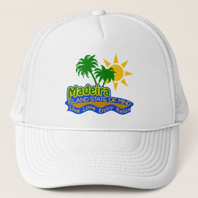 Madeira State of Mind hat - choose color (Front)