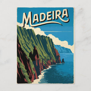 Madeira Vintage Postcard