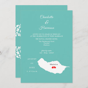 Madeira Wedding Destination Invitation