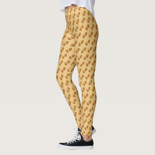 Madeleine French Food Pastry Chef Pâtisserie Cakes Leggings