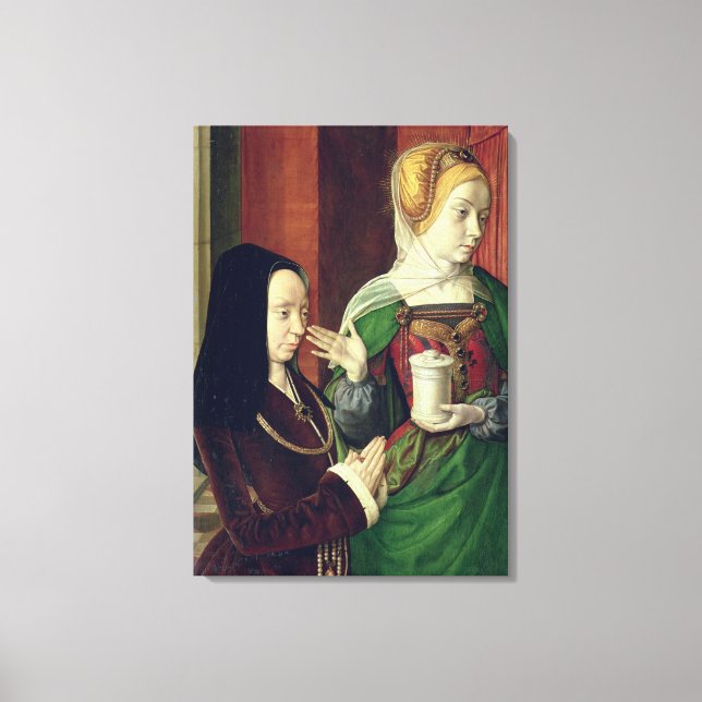 Madeleine of Bourgogne presented by St. Mary Magda Canvas Print (Front)