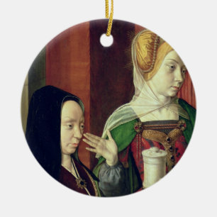 Madeleine of Bourgogne presented by St. Mary Magda Ceramic Tree Decoration