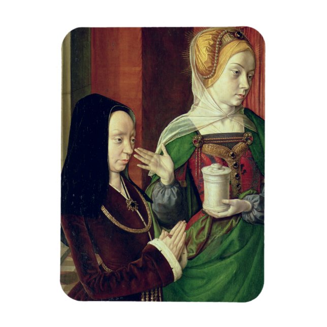 Madeleine of Bourgogne presented by St. Mary Magda Magnet (Vertical)