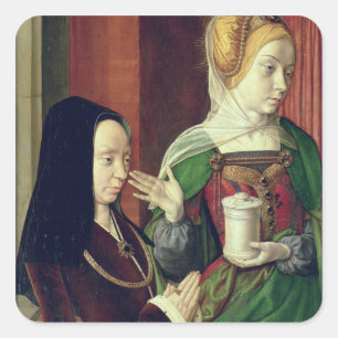 Madeleine of Bourgogne presented by St. Mary Magda Square Sticker