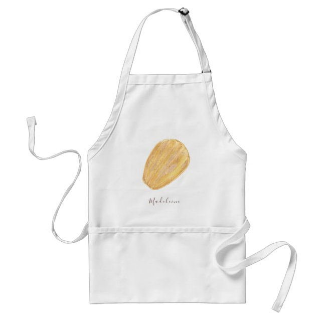 Madeleine watercolor standard apron (Front)