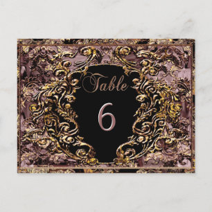 Madelina Cavendish Victorian Table Number Card