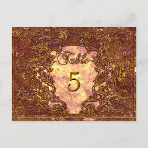 Madelina Kandice Victorian Table Number Card