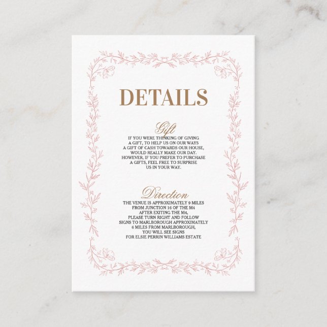 Madeline Classic Enclosure Cards (Front)