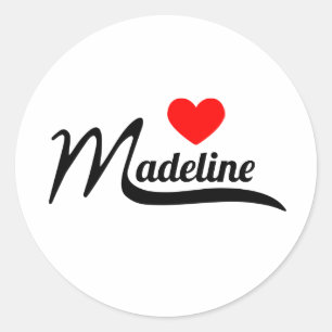 Madeline Classic Round Sticker