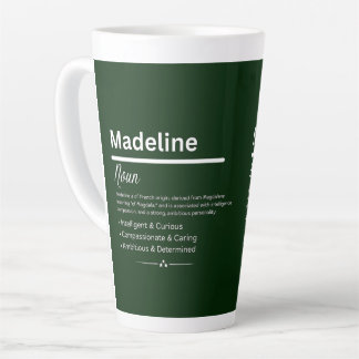 Madeline Personalized Girl Name Latte Mug