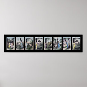 MADELINE Vintage Alphabet Letter Name Art Poster