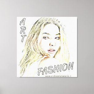 Madelyn Fashion Art Canvas Print
