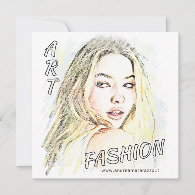Madelyn Fashion Art    Card (Front)