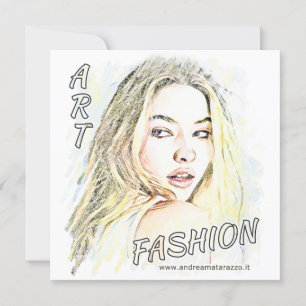 Madelyn Fashion Art Card