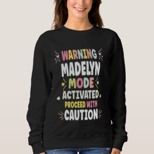 MADELYN Personalised Women's Gift Custom MADELYN Sweatshirt