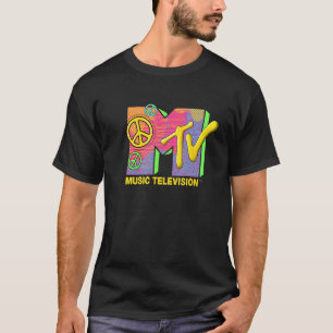 Mademark x MTV - The official MTV Logo with peace  T-Shirt