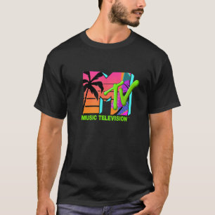 Mademark x MTV - The official MTV Logo with retro  T-Shirt