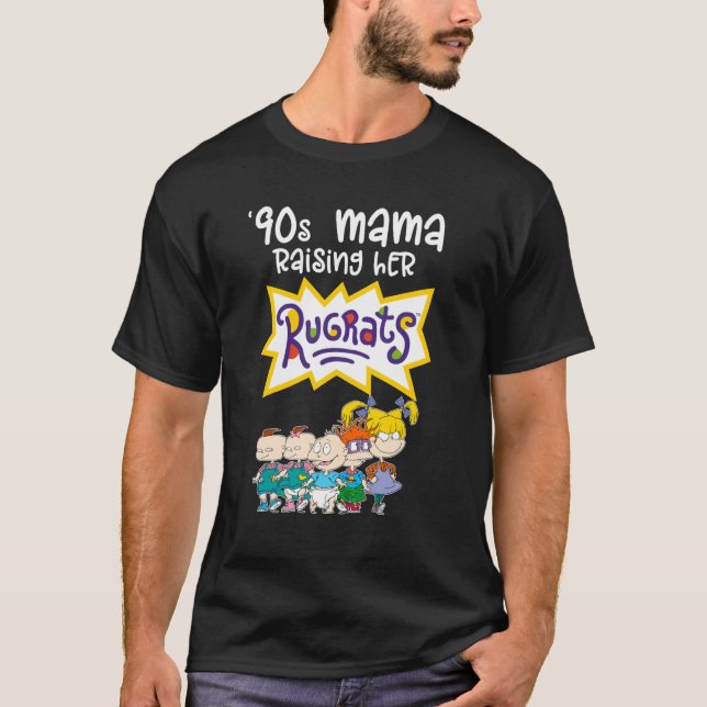 Mademark x Rugrats - 90s Mama Raising Her Rugrats  T-Shirt (Front)