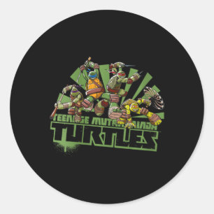 Mademark X - Womens - Original Tmnt New Series Tea Classic Round Sticker