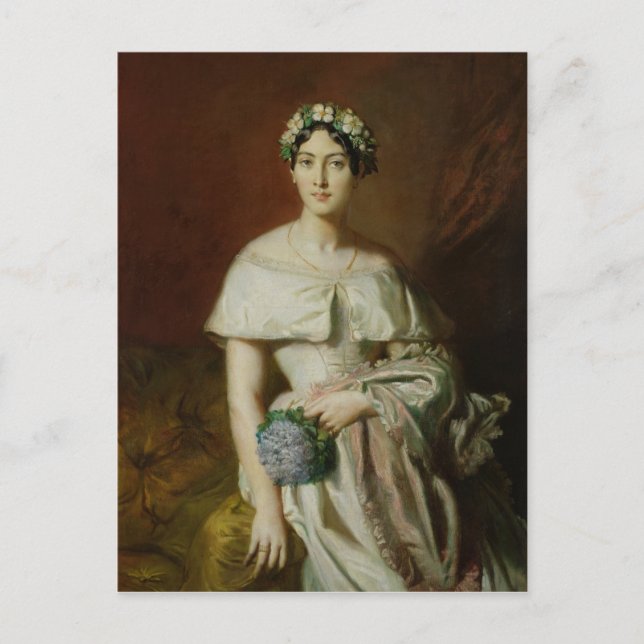 Mademoiselle Marie-Therese de Cabarrus, 1848 Postcard (Front)