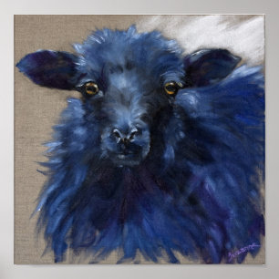 Mademoiselle Pivoine portrait1 Poster