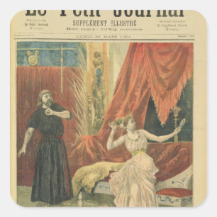 Mademoiselle Sibyl Sanderson  and Monsieur Jean Square Sticker