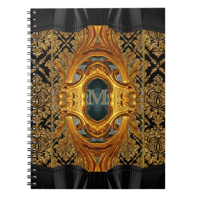 Mademoiselle Victorian  Monogram Notebook (Front)